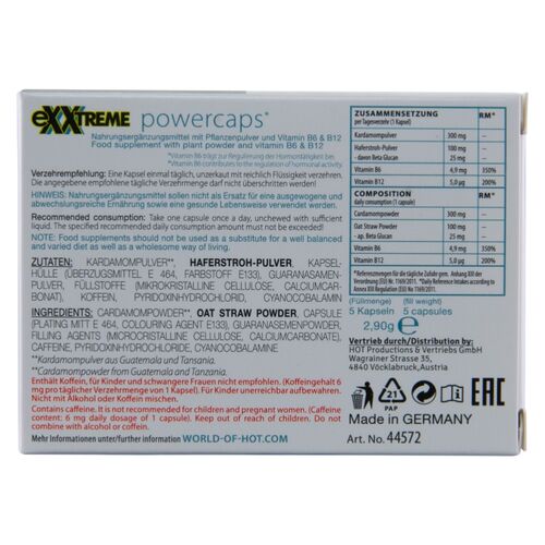 HOT - EXXTREME CAPACITORES DE POTÊNCIA MAN 5 UNIDADES