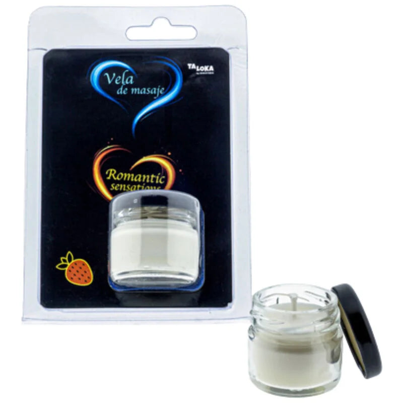 TALOKA – VELA DE MASSAGEM DE MORANGO