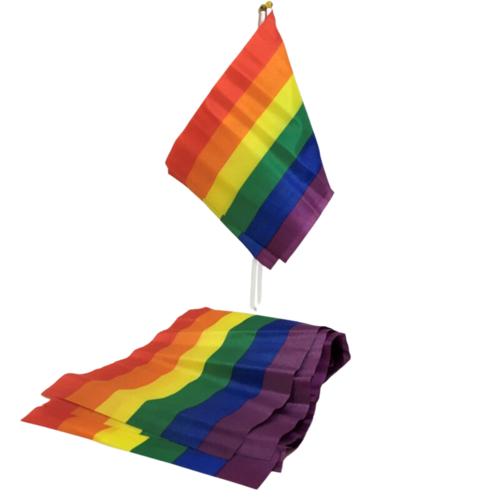 ORGULHO - BANDEIRA PEQUENA DA LÍNGUA LGBT