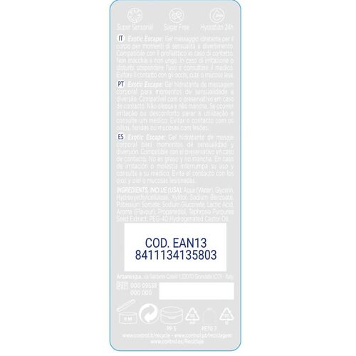 CONTROL - 2 EM 1 MASSAGEM E PRAZER EXÓTICO 200 ML