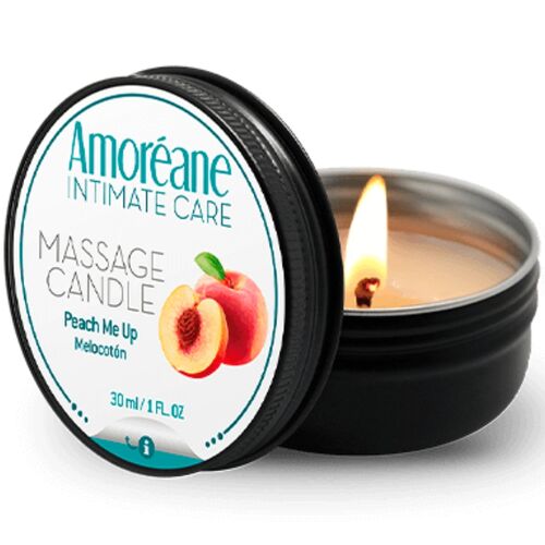 AMOREANE - VELA DE MASSAGEM DE PÊSSEGO 30 ML
