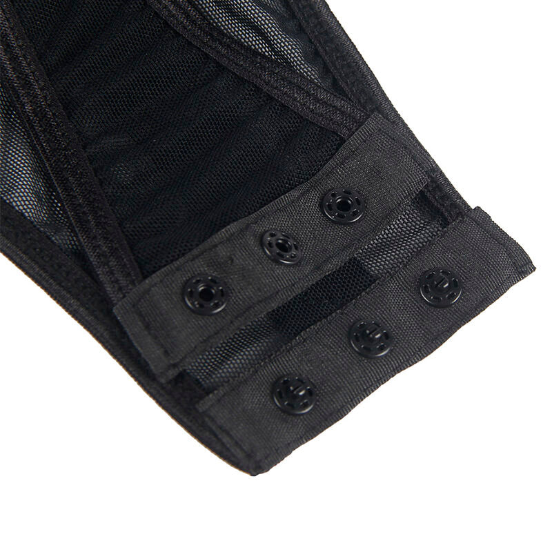 SUBBLIME - TEDDY COM DETALHE DE LIGA NO PEITO PRETO