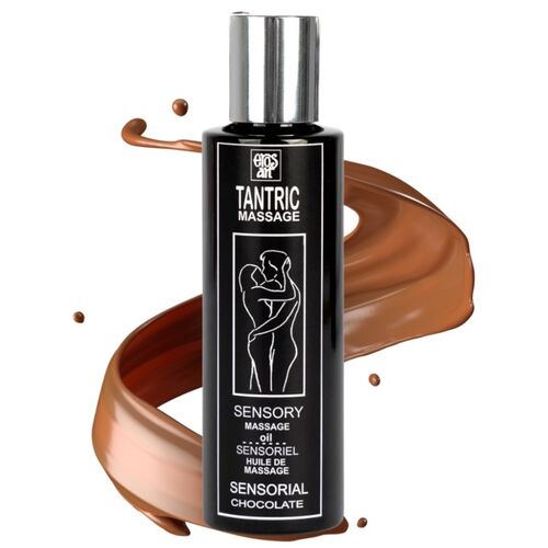 EROS-ART - ÓLEO DE MASSAGEM TÂNTRICA NATURAL E CHOCOLATE AFRODISÍACO 100 ML