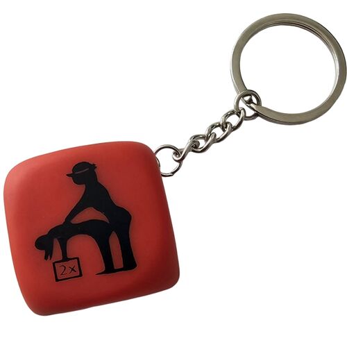 Diabinho Apimentado - Chaveiro de Dado Vermelho com Poses