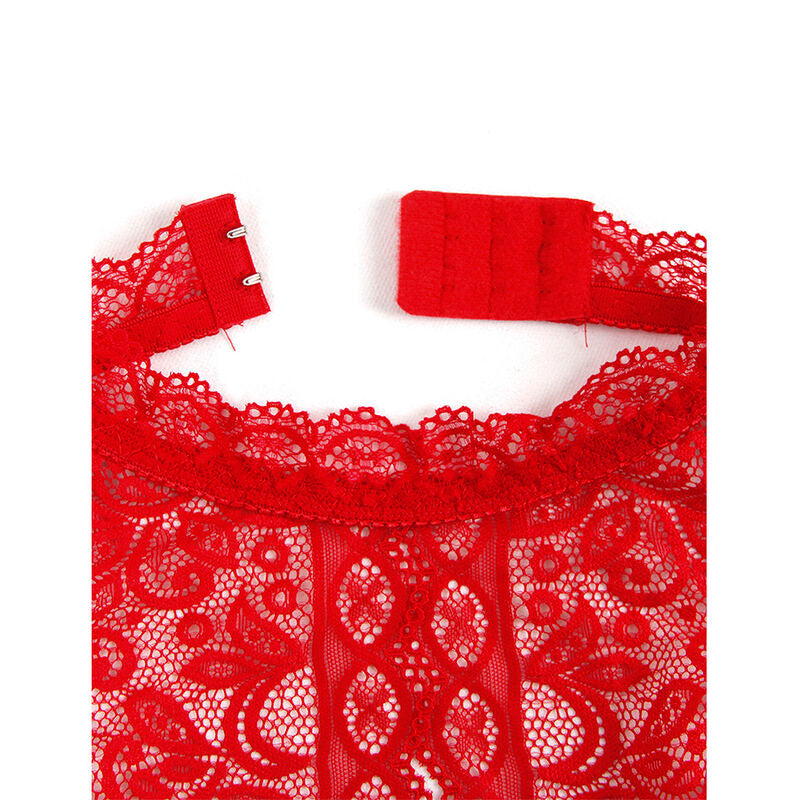 BODY COM BOJO ABERTO VERMELHO S/M