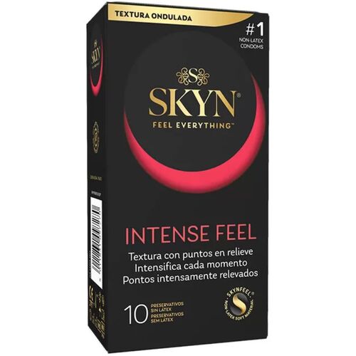 SKYN - CAMISINHA TEXTURIZADA COM SENSAÇÃO INTENSA E DESIGN COM RELEVO - 10 UNIDADES