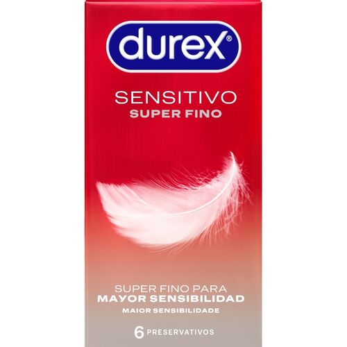 DUREX - SUPER FINE SENSÍVEL 6 UNIDADES