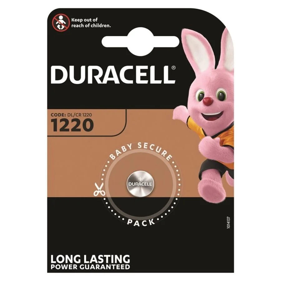 DURACELL – BATERIA BOTON LITIO CR1220 3V 1UNIDADE