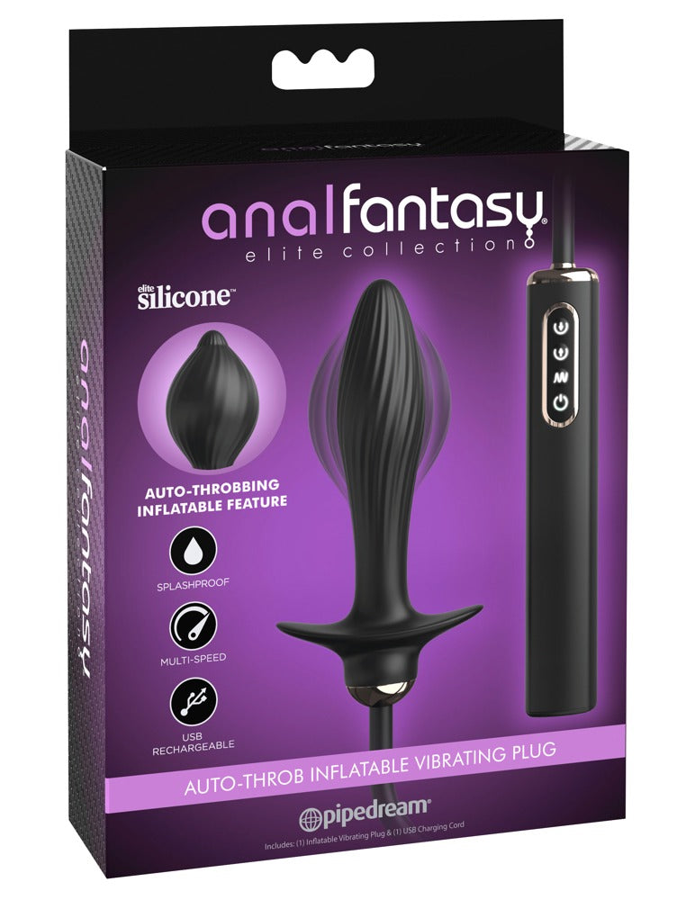 Plug Anal Vibratório Premium Recarregável com Controlo