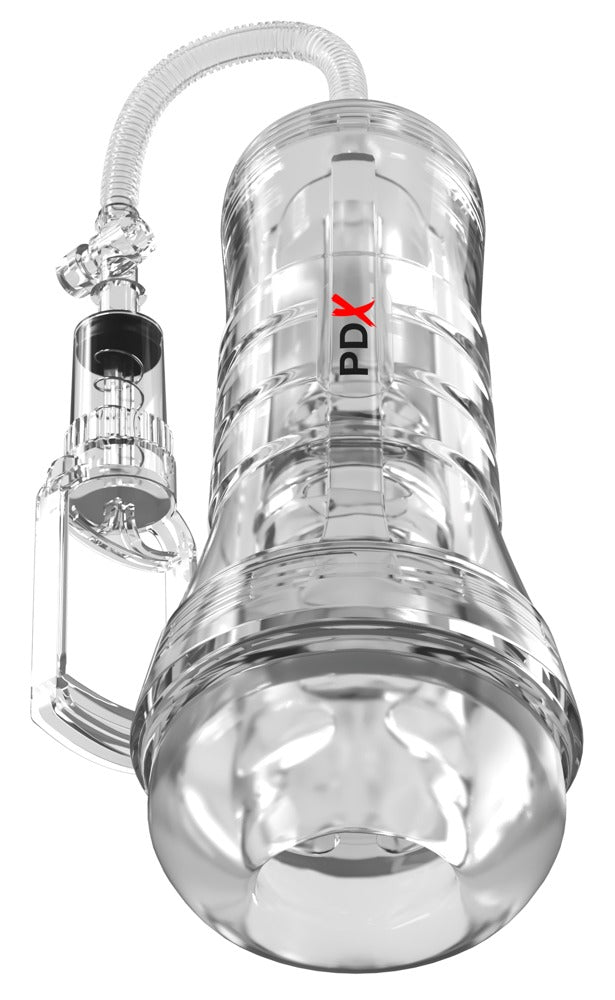 PDX Elite – Bomba Peniana Transparente com Textura Interna