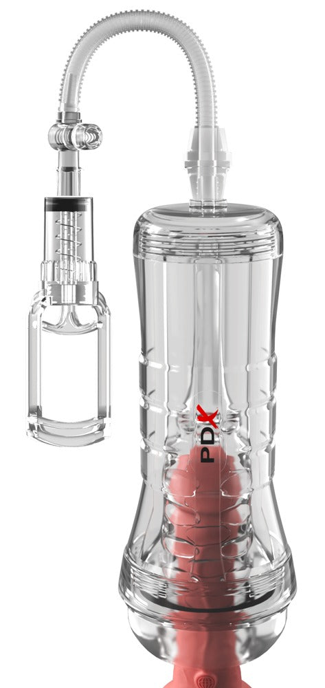 PDX Elite – Bomba Peniana Transparente com Textura Interna