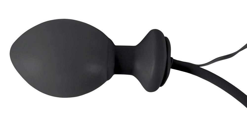 Plug Anal Insuflável com Vibração e Bomba Manual