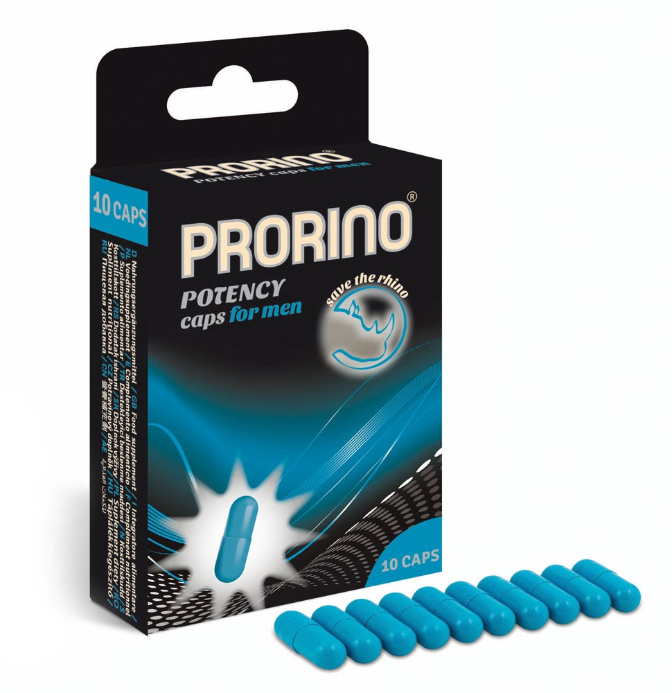 Prorino Potency Caps for Men – 10 Cápsulas para Homem