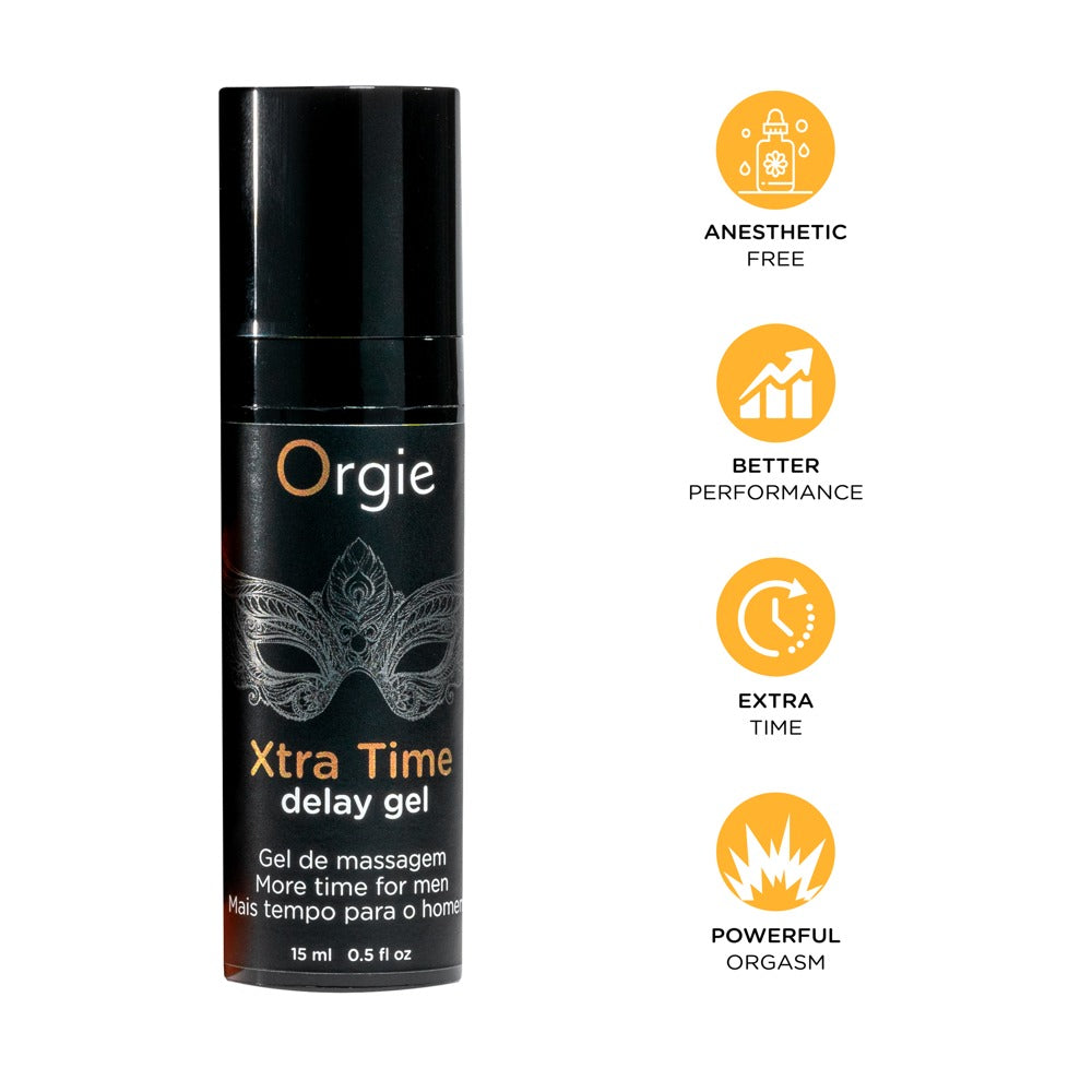 Orgie Xtra Time Delay Gel Masculino – Retardante 15 ml