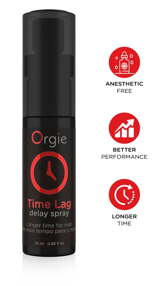 Orgie Time Lag Delay Spray Masculino – Retardante 25 ml