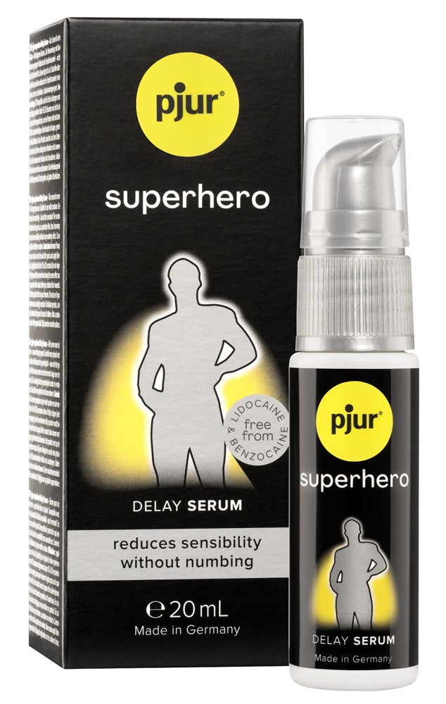 pjur Superhero Delay Serum Masculino – Retardante 20 ml