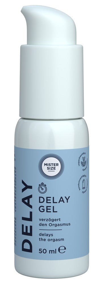 Mister Size Delay Gel Masculino – Retardante 50 ml