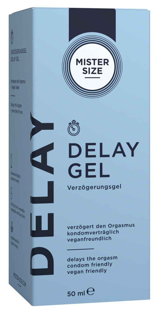 Mister Size Delay Gel Masculino – Retardante 50 ml