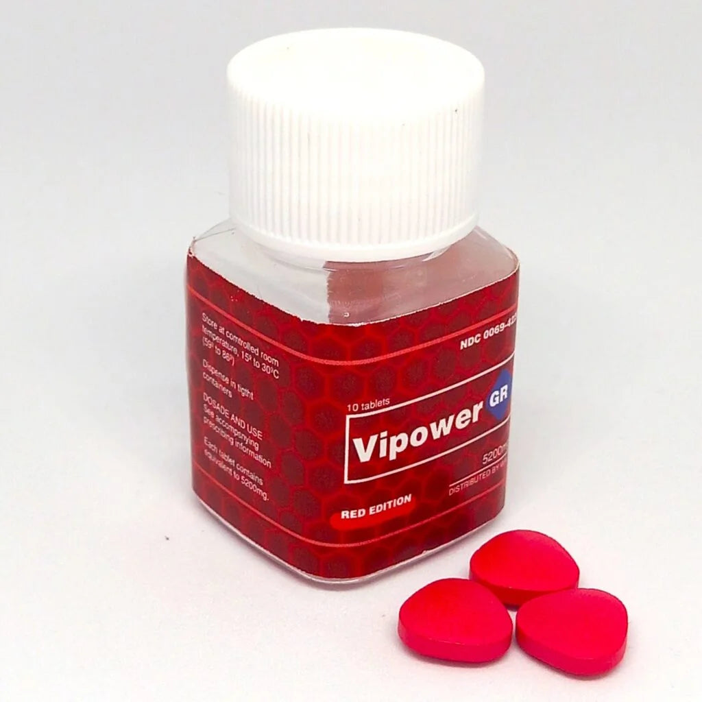 VIPOWER GR Red edition - Potenciador Sexual de Alta Qualidade