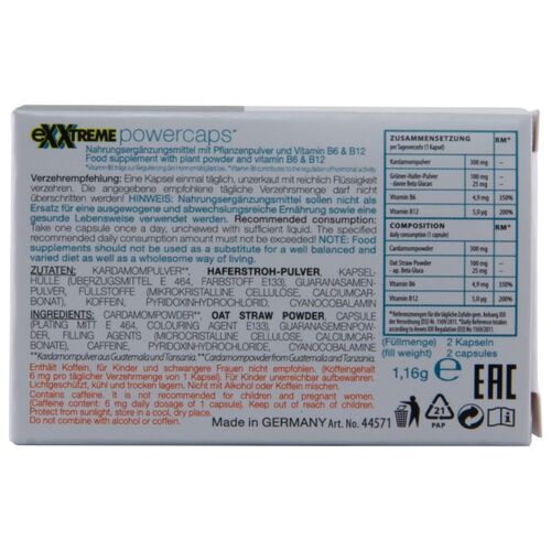 HOT - EXXTREME CAPACITORES DE POTÊNCIA MAN 2 UNIDADES