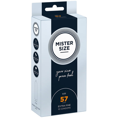 MISTER SIZE - CAMISINHAS TAMANHO G 57 MM (10 UNIDADES)