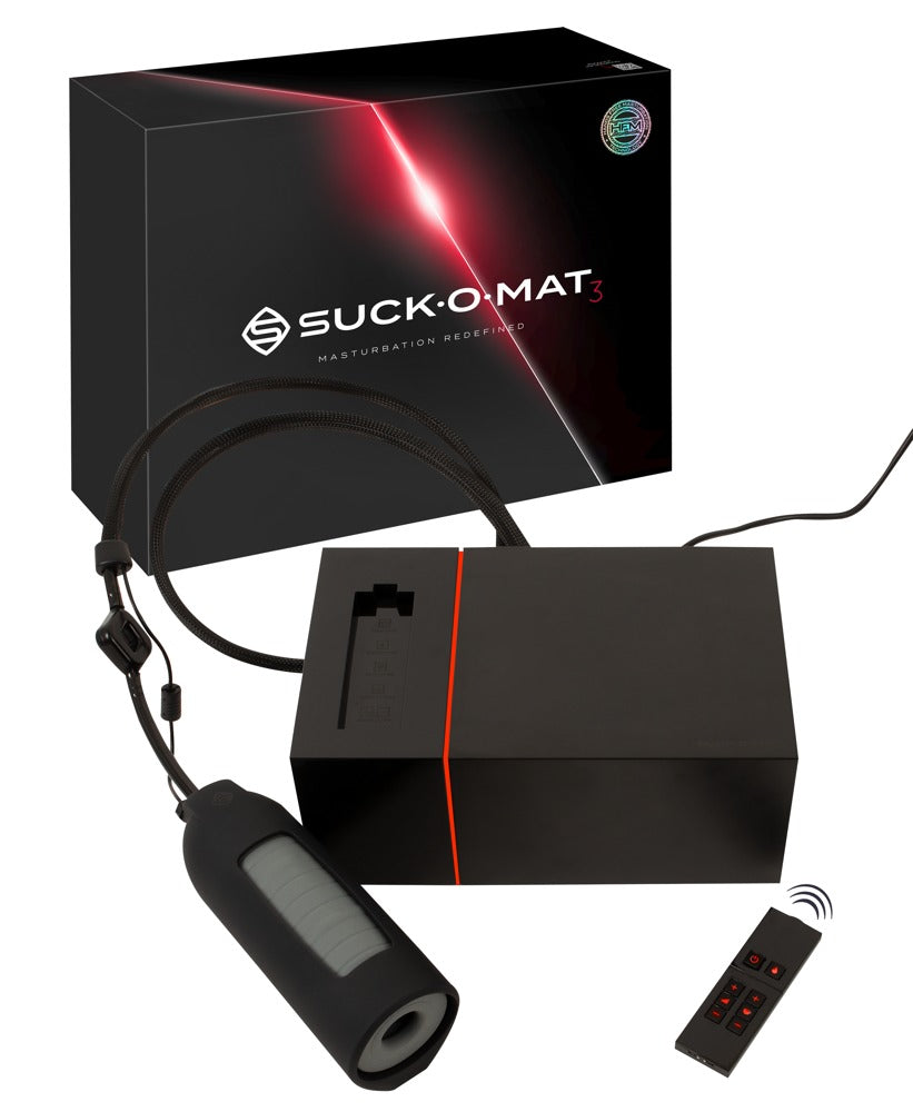 Suck-O-Mat 3 – Masturbador Masculino Premium com Sucção Elétrica