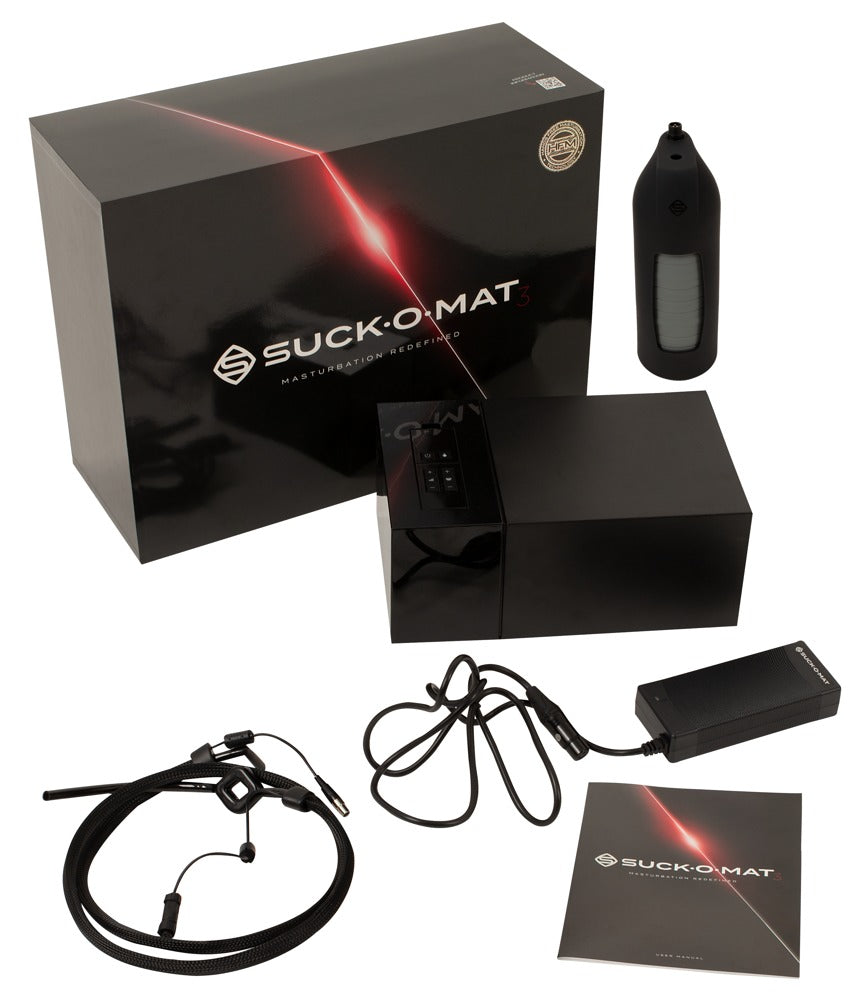 Suck-O-Mat 3 – Masturbador Masculino Premium com Sucção Elétrica