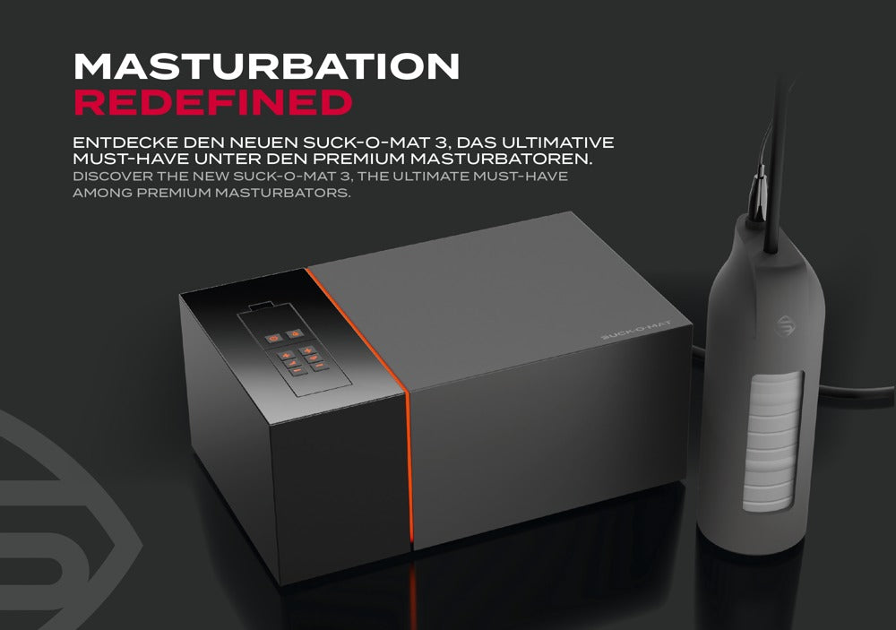 Suck-O-Mat 3 – Masturbador Masculino Premium com Sucção Elétrica