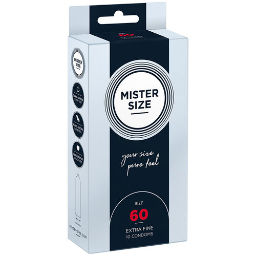 MISTER SIZE - CAMISINHAS TAMANHO XL 60 MM (10 UNIDADES)