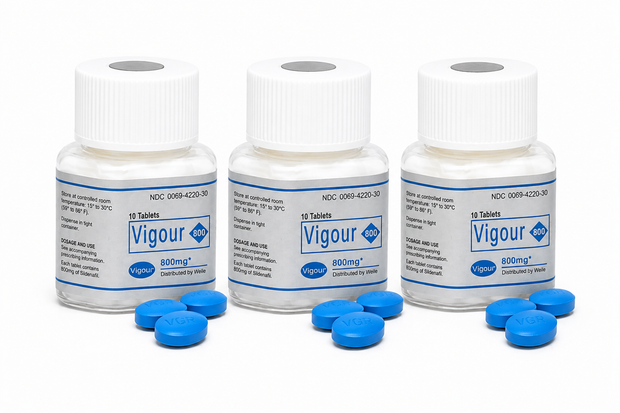 Vigour 800mg Azul — Pack 3