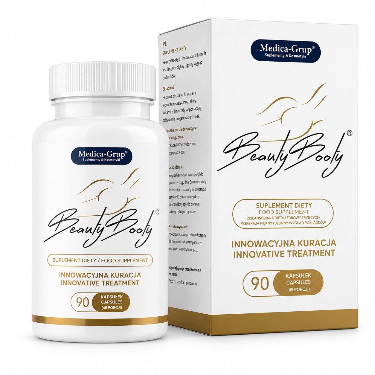MEDICA GROUP - BEAUTY BOOTY FIRMING 90 CÁPSULAS