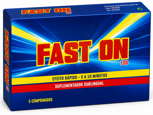 FAST ON 100 05 UN – Ação Sublingual Rápida