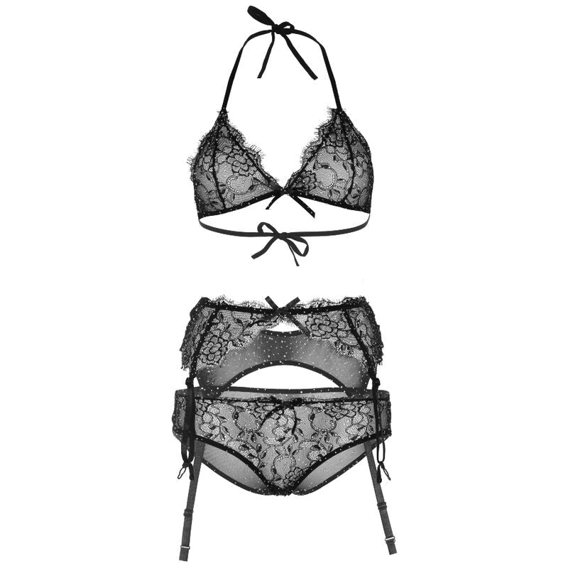 LEG AVENUE - CONJUNTO DE TRÊS PEÇAS BRILHANTE M