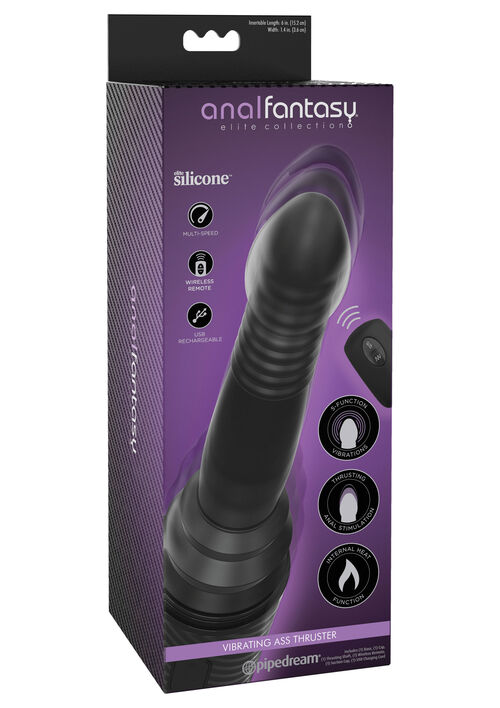 COLEÇÃO ANAL FANTASY ELITE - VIBRADOR ANAL PARA CIMA E PARA BAIXO COM EFEITO DE CALOR