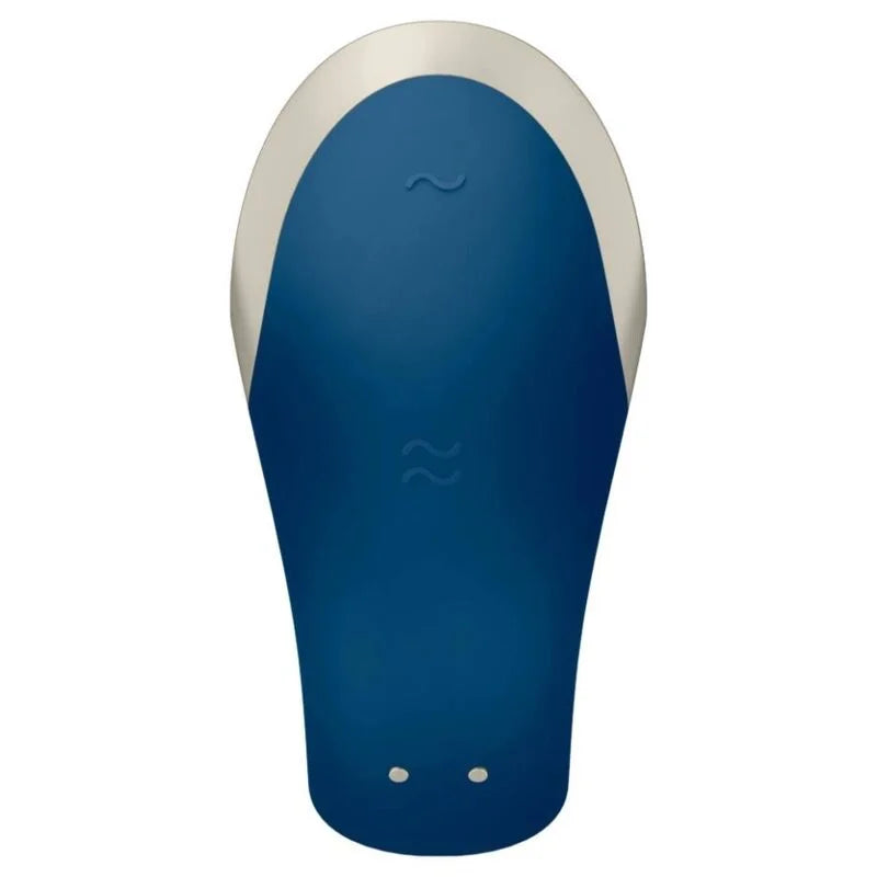 SATISFYER – VIBRADOR DOUBLE LOVE LUXURY PARTNER AZUL