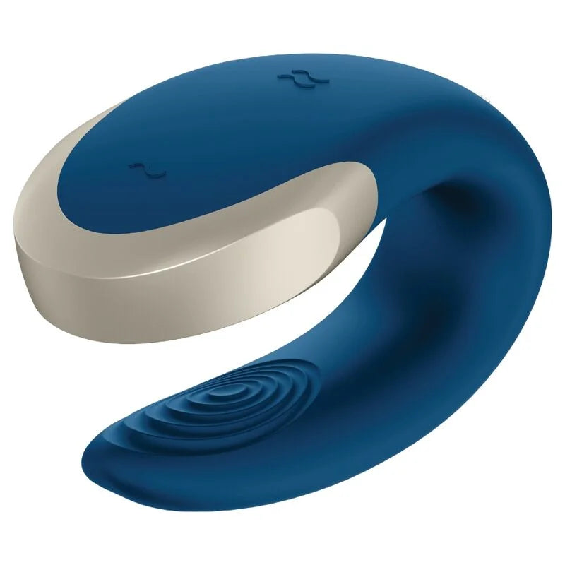 SATISFYER – VIBRADOR DOUBLE LOVE LUXURY PARTNER AZUL