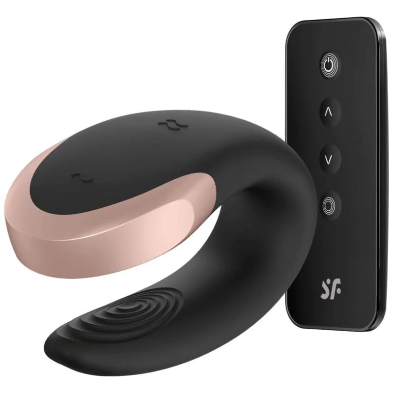 SATISFYER – VIBRADOR DOUBLE LOVE LUXURY PARTNER PRETO