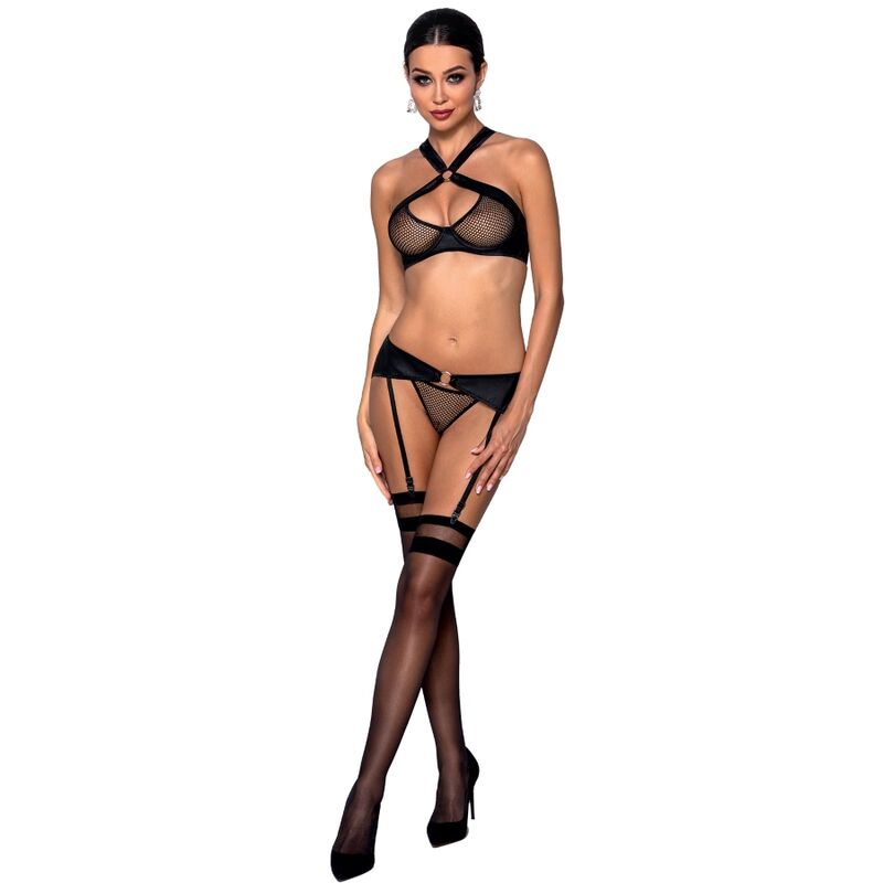 PASSION - CONJUNTO DE COURO ECOLÓGICO AMANDA
