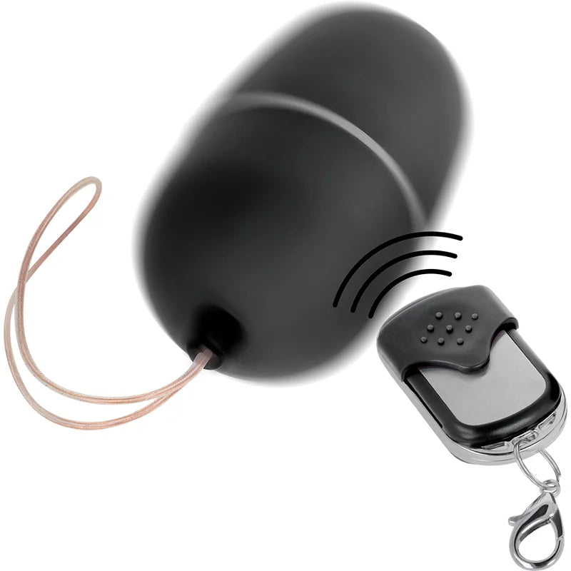 ONLINE- OVO VIBRANTE COM CONTROLE REMOTO M PRETO
