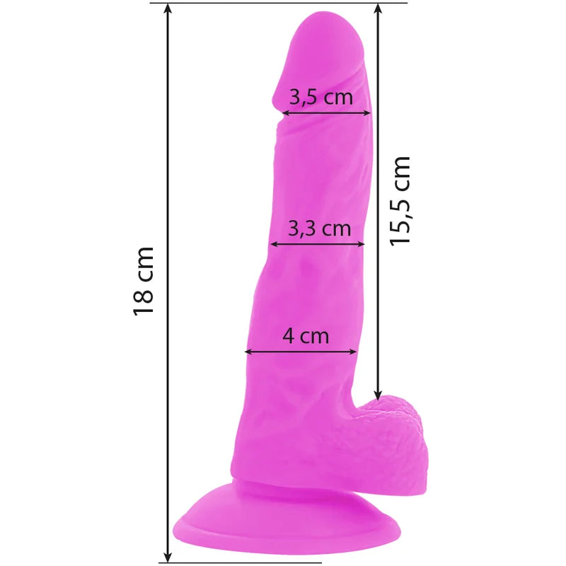 DIVERSIA - FLEXÍVEL VIBRATÓRIO 18 CM - ROXO