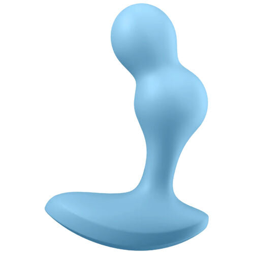SATISFYER - PLUG VIBRATÓRIO DE MERGULHO PROFUNDO AZUL