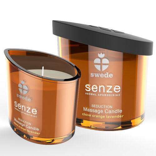 SWEDE SENZE - VELA DE MASSAGEM SUECA CRAVO, LARANJA E LAVANDA