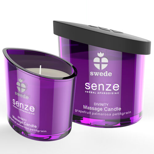 SWEDE  SENZE  DIVINITY VELA DE MASSAGEM - TORANJA, PALMAROSE, PETITGRAIN