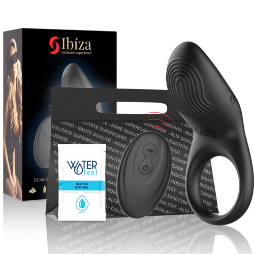 IBIZA - ANEL VIBRATÓRIO COM CONTROLE REMOTO POR CONTATO TOTAL
