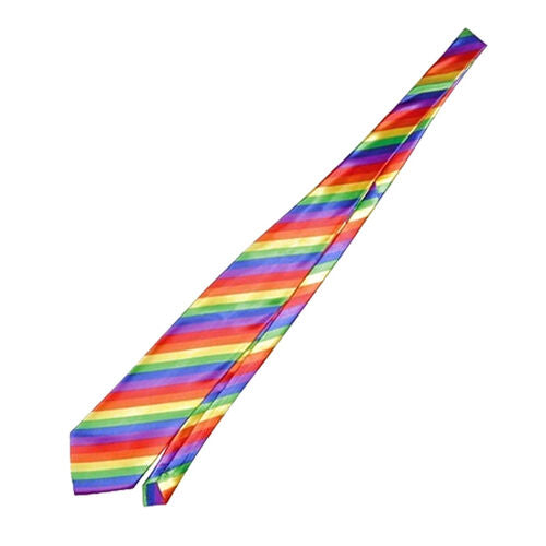 ORGULHO - GRAVATA COM A BANDEIRA LGBT