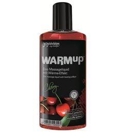 Óleo de massagem aquecedor Joy Division Warmup - Cereja 150ml