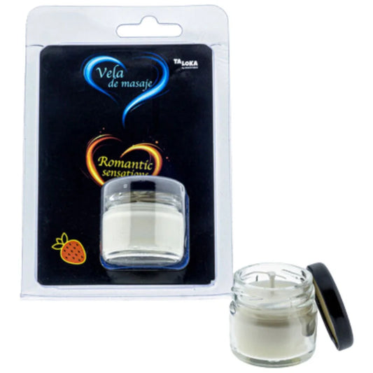 TALOKA – VELA DE MASSAGEM DE MORANGO