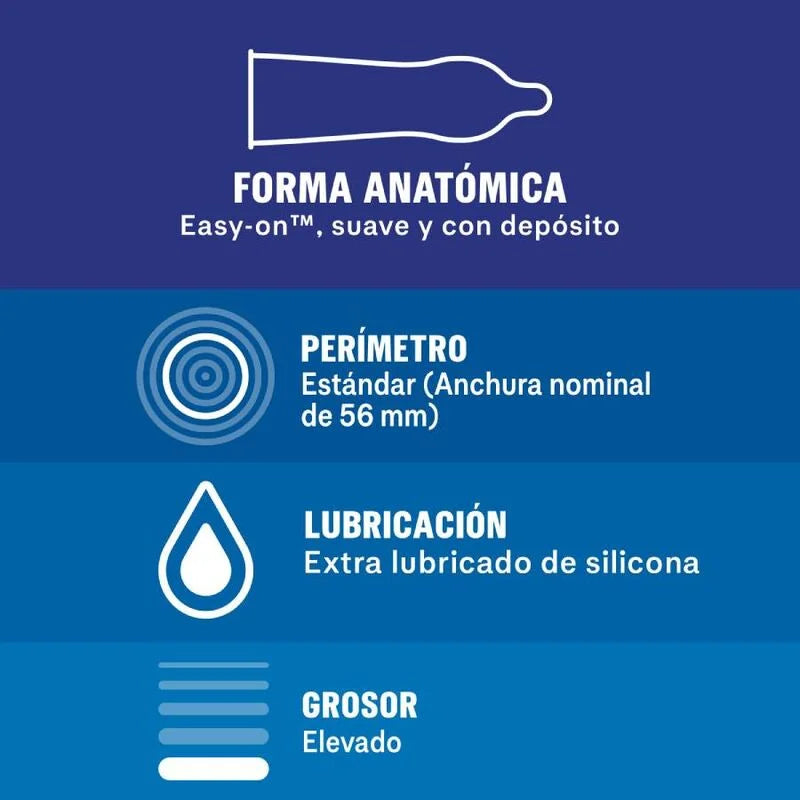 DUREX - PLACADOR DAME 12 UNIDADES