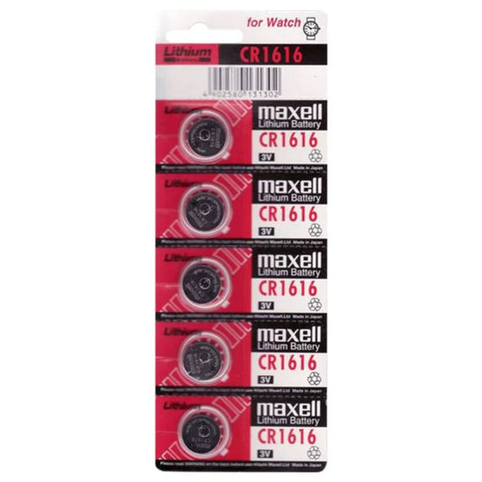 MAXELL – BATERIALITIO CR1616 3V 5UDS