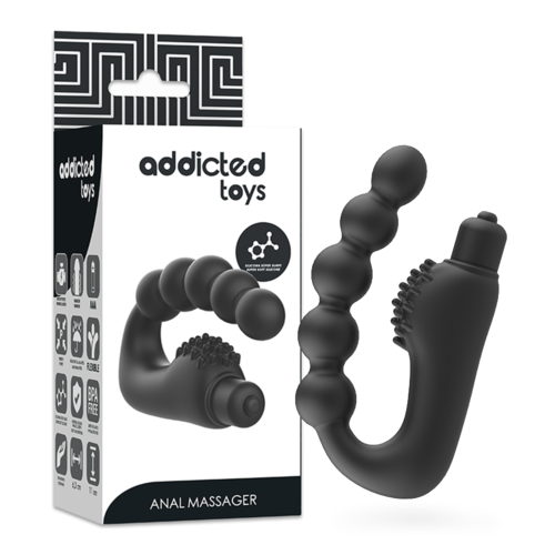 ADDICTED TOYS - MASSAGEADOR ANAL DE PRÓSTATA COM VIBRAÇÃO